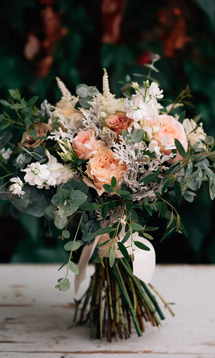 Vintage Hochzeit Blume. Brautstrauß